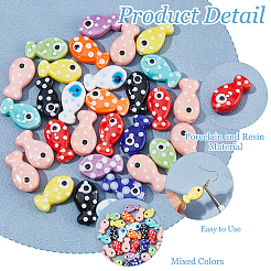 35Pcs 10 Styles Handmade Porcelain Beads&nbsp;PORC-HS0001-13