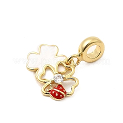 Brass European Dangle Charms&nbsp;KK-A268-32G