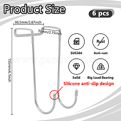 6Pcs Iron Hook Hangers&nbsp;AJEW-GO0002-77