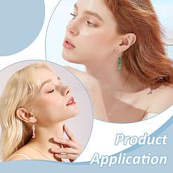 316 Surgical Stainless Steel Chip Dangle Earrings&nbsp;EJEW-WR00002
