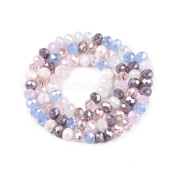Electroplate Glass Beads Strands&nbsp;GLAA-T023-D16-03