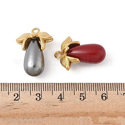 304 Stainless Steel Plastic Pendants&nbsp;STAS-Z153-04G