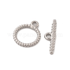 304 Stainless Steel Toggle Clasps&nbsp;STAS-B081-03P