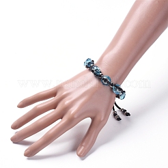 Handmade Glass European Beads Braided Bead Bracelets&nbsp;BJEW-JB05042-02