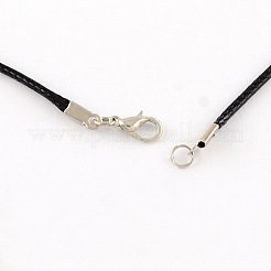 Waxed Cotton Cord Necklace Making&nbsp;MAK-S032-1.5mm-A101