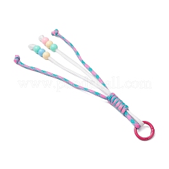 6Pcs Polyester & Spandex Parachute Cord Pendant Decorations&nbsp;HJEW-JM03794