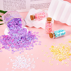 125G 5 Colors Plastic Sequins Beads&nbsp;PVC-TA0001-05B
