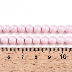 Baking Paint Pearlized Glass Pearl Bead Strands&nbsp;HY-N002-6mm-B04