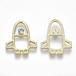 Rack Plating Alloy Open Back Bezel Cabochons&nbsp;PALLOY-S132-141-RS