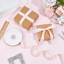 Heart Pattern Embroidery Cotton Ribbon&nbsp;OCOR-WH20003-100