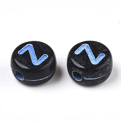 Opaque Black Acrylic Beads&nbsp;MACR-N008-17Z