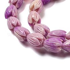 Synthetic Coral Dyed Beads Strands&nbsp;CORA-P008-04A-02