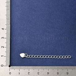 Rack Plating Brass Curb Chain Extender&nbsp;KK-Q807-14S