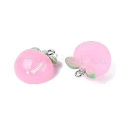 Spray Painted Opaque Resin Pendants&nbsp;RESI-Q232-01A