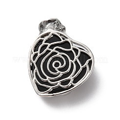 Natural Obsidian Pendants&nbsp;G-B042-01P-01