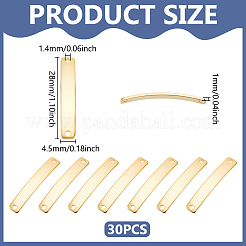 30Pcs 201 Stainless Steel Links/Connectors&nbsp;STAS-UN0063-28