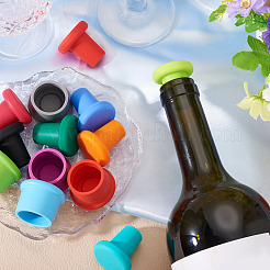 14Pcs 14 Styles Silicone Bottle Stopper&nbsp;AJEW-TA0002-54