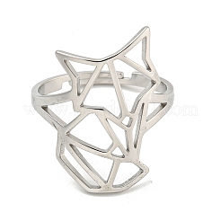 Non-Tarnish 304 Stainless Steel Rings&nbsp;RJEW-R142-01P