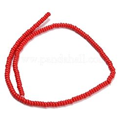 Synthetic Turquoise Beads Strands&nbsp;G-L635-A10-4x2mm-02