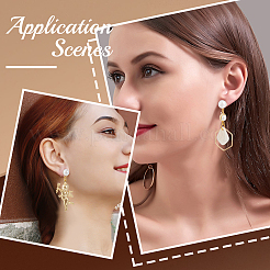 120Pcs 3 Size Iron Stud Earring Findings&nbsp;STAS-SP0001-51G