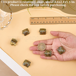 6Pcs Brass Tortoise Display Decoration&nbsp;DJEW-FG0001-44