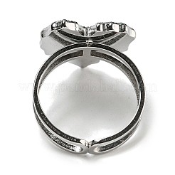 304 Stainless Steel Open Cuff Rings&nbsp;RJEW-C079-01P