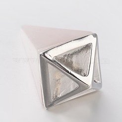 Natural Rose Quartz Point Pendulum Pendants&nbsp;X-G-E301-06P