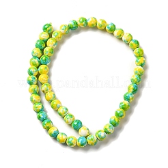 Synthetic Turquoise Dyed Beads Strands&nbsp;G-E594-24B