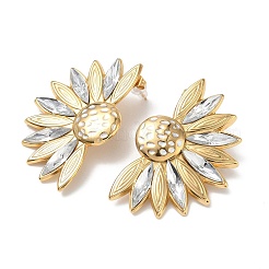 304 Stainless Steel Enamel Stud Earrings for Women&nbsp;SA-CBA7107-07G