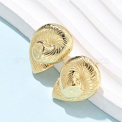 Brass Stud Earrings&nbsp;EJEW-Q017-06G