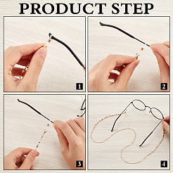 4Pcs 4 Styles Iron & Alloy Eyeglasses Chains&nbsp;AJEW-CN0002-75B