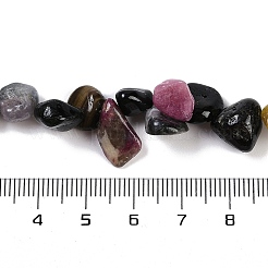 Natural Multicolor Tourmaline Nuggets Beads Strands&nbsp;G-B125-A12-01