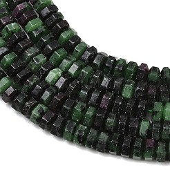 Natural Ruby in Zoisite Beads Strands&nbsp;G-G317-A21-3X6MM