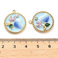 304 Stainless Steel Enamel Pendants&nbsp;STAS-B084-04G-03