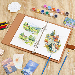 30Pcs Loose-leaf Album Pages Papers for 6-Ring Binder Scrapbook&nbsp;OFST-PH0001-09