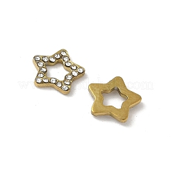304 Stainless Steel Rhinestone Cabochons&nbsp;STAS-A057-04G-E02