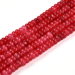Dyed Natural White Jade Beads Strands&nbsp;G-T139-57A-09