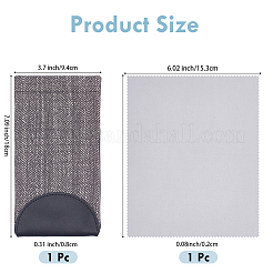 1Pc Rectangle PVC Eyeglass Cases&nbsp;AJEW-CN0005-83A