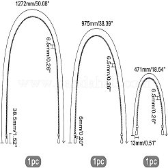 3 Strand 3 Style Iron Chain Bag Strap&nbsp;FIND-WR0002-65