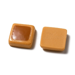 Opaque Resin Biscuits Cabochons&nbsp;RESI-WH0035-41A