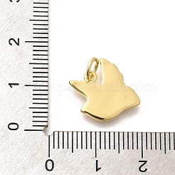 Brass Enamel Charms&nbsp;KK-L225-044G