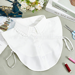 Detachable Cotton Shirt Women False Collar&nbsp;AJEW-WH20816-009A