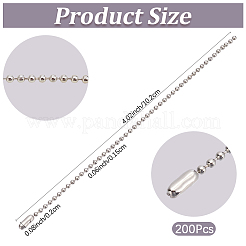 200Pcs Iron Hanging Tag Chains&nbsp;FIND-SP0005-63