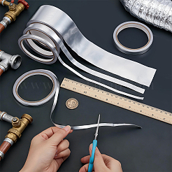 5 Rolls 3 Styles Aluminum Foil Tape&nbsp;AJEW-BC0011-17