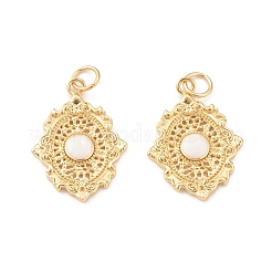 Eco-Friendly Brass Enamel Pendants&nbsp;KK-I698-06A
