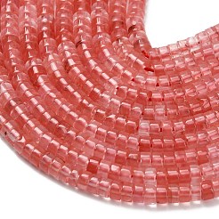 Cherry Quartz Glass Beads Strands&nbsp;G-Z110-A28-2x4mm