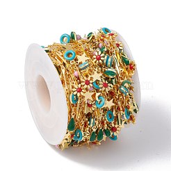 Handmade Eco-friendly Brass Bar Link Chain&nbsp;CHC-E025-18G