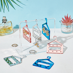 24Pcs 3 Colors 8-Hole Mini Acrylic Earring Hanger&nbsp;EDIS-PH0001-84