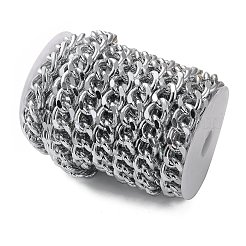 Oxidation Aluminum Diamond Cut Faceted Curb Chains&nbsp;CHA-H001-01S
