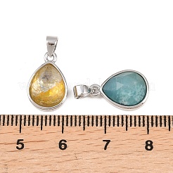 Natural Gemstone Pendants&nbsp;G-O176J-10M-P